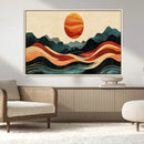 Mountain Triptych Wall Art Canvas Print – Western Nature
