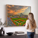 Chicago Wrigley Field Wall Art Canvas Print – Iconic