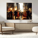 Abstract Jazz Art Wall Art Canvas Print – Colorful Musical