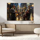 Jazz Canvas Wall Art Print – Abstract African American Music