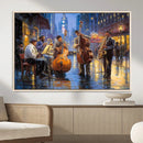 Colorful Jazz Wall Art - African American Music Canvas Print
