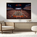 Texas Stadium Night Game Wall Art Canvas Print – Vibrant