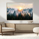 Abstract Forest Wall Art - Serene Nature Canvas Print with by MyGreatCanvas | Canvas Wall Art Prints | Photo Prints & Wall Decor
