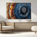 Framed Abstract Tree Ring Wall Art Print Natural Rustic Wood by MyGreatCanvas | Canvas Wall Art Prints | Photo Prints & Wall Decor