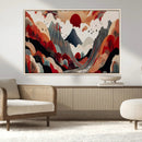 Abstract Mountain Wall Art Canvas Print – Vibrant Stylized by MyGreatCanvas | Canvas Wall Art Prints | Photo Prints & Wall Decor