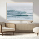 Ocean Waves Wall Art Canvas Print – Framed Surfer Lineup by MyGreatCanvas | Canvas Wall Art Prints | Photo Prints & Wall Decor