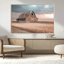 Rustic Barn Wall Art Canvas Print – Framed Wheat Field Scene by MyGreatCanvas | Canvas Wall Art Prints | Photo Prints & Wall Decor