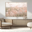 Pastel Grasses Wall Art Canvas Print – Framed Soft Meadow