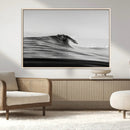 Black Wave Wall Art Canvas Print – Framed Abstract Surf by MyGreatCanvas | Canvas Wall Art Prints | Photo Prints & Wall Decor