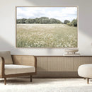 Charming Daisy Field Wall Art Canvas Print – Framed Pastel by MyGreatCanvas | Canvas Wall Art Prints | Photo Prints & Wall Decor