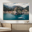 Amalfi Coast Wall Art – Framed Italian Seaside Canvas by MyGreatCanvas | Canvas Wall Art Prints | Photo Prints & Wall Decor