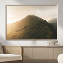 Mountain Wall Art – Framed Sunset Landscape Canvas Artwork, by MyGreatCanvas | Canvas Wall Art Prints | Photo Prints & Wall Decor