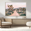 Joshua Tree Wall Art Canvas Print – Framed Desert Road Scene by MyGreatCanvas | Canvas Wall Art Prints | Photo Prints & Wall Decor