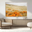 Golden Wildflowers Wall Art Canvas Print – Framed Hills by MyGreatCanvas | Canvas Wall Art Prints | Photo Prints & Wall Decor