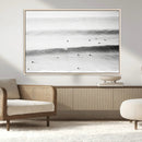Black White Ocean Wall Art Canvas Print – Framed Coastal by MyGreatCanvas | Canvas Wall Art Prints | Photo Prints & Wall Decor