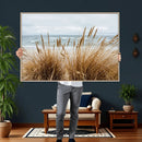 Beach Grass Wall Art Canvas Print – Framed Coastal Dunes Art by MyGreatCanvas | Canvas Wall Art Prints | Photo Prints & Wall Decor