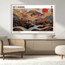 Mount Fuji Wall Art Canvas Print – Framed Abstract Mount by MyGreatCanvas | Canvas Wall Art Prints | Photo Prints & Wall Decor