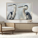 Bird Canvas Decor Wall Art Canvas Print – Framed Coastal