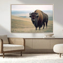 Bison Wall Art Canvas Print – Framed Buffalo American Bison
