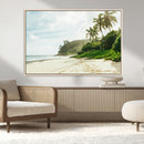 Relaxing Beach Wall Art Canvas Print – Framed Ocean View