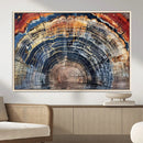 Tree Rings Wall Art Canvas Print – Framed Wood Art Picture by MyGreatCanvas | Canvas Wall Art Prints | Photo Prints & Wall Decor
