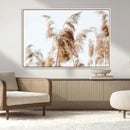 Pampas Grass Wall Art Canvas Print – Framed Neutral Tones by MyGreatCanvas | Canvas Wall Art Prints | Photo Prints & Wall Decor