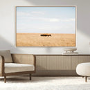 Bison Grassland Wall Art – Framed Minimal Nature Canvas by MyGreatCanvas | Canvas Wall Art Prints | Photo Prints & Wall Decor