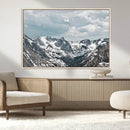 Snowy Peaks Wall Art Canvas Print – Alpine Wilderness