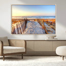 Ocean Sunset Wall Art Canvas Print – Nautical Beach
