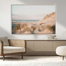 Beach Landscape Wall Art Canvas Print – Framed Sand Dune