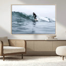 Surfer on Wave Wall Art Canvas Print – Framed Ocean by MyGreatCanvas | Canvas Wall Art Prints | Photo Prints & Wall Decor