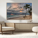 Tropical Storm Wall Art Canvas Print – Framed Moody Beach by MyGreatCanvas | Canvas Wall Art Prints | Photo Prints & Wall Decor