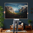Yosemite National Park Canvas Wall Art – Framed Mountain by MyGreatCanvas | Canvas Wall Art Prints | Photo Prints & Wall Decor