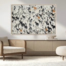 Wild Horse Stampede Wall Art Canvas Print – Monochrome by MyGreatCanvas | Canvas Wall Art Prints | Photo Prints & Wall Decor