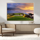 Pebble Beach Golf Wall Art Canvas Print – Iconic Coastal by MyGreatCanvas | Canvas Wall Art Prints | Photo Prints & Wall Decor