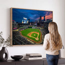 Target Field Wall Art Canvas Print – Baseball Stadium Scene,