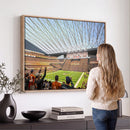 Cleveland Browns Stadium Wall Art Canvas Print – Framed NFL