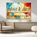 Abstract Last Supper Wall Art – Apostles Canvas Print by MyGreatCanvas | Canvas Wall Art Prints | Photo Prints & Wall Decor