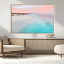 Serene Pastel Beach Wall Art Canvas Print, Tranquil Coastal by MyGreatCanvas | Canvas Wall Art Prints | Photo Prints & Wall Decor