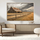 Rustic Farm Barn Wall Art Canvas Print, Stormy Sky Country by MyGreatCanvas | Canvas Wall Art Prints | Photo Prints & Wall Decor