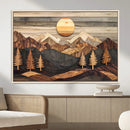 Wood Mountain Wall Art Canvas Print – Layered Forest and by MyGreatCanvas | Canvas Wall Art Prints | Photo Prints & Wall Decor