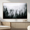 Foggy Pine Forest Canvas Wall Art by MyGreatCanvas | Canvas Wall Art Prints | Photo Prints & Wall Decor