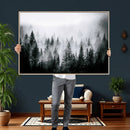 Foggy Forest Wall Art Canvas Print – Mountain Woodland by MyGreatCanvas | Canvas Wall Art Prints | Photo Prints & Wall Decor