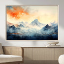 Warm Clouds Abstract Mountain Wall Art, Modern Landscape by MyGreatCanvas | Canvas Wall Art Prints | Photo Prints & Wall Decor