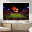 Jordan-Hare Football Stadium Wall Art Canvas Print, Football by MyGreatCanvas | Canvas Wall Art Prints | Photo Prints & Wall Decor