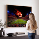Jordan-Hare Football Stadium Wall Art Canvas Print, Football