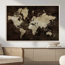 Vibrant Watercolor World Map Wall Art – Stunning Multicolor by MyGreatCanvas | Canvas Wall Art Prints | Photo Prints & Wall Decor