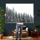 Misty Mountain Forest Canvas Print, Foggy Pine Trees Nature by MyGreatCanvas | Canvas Wall Art Prints | Photo Prints & Wall Decor