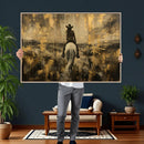 Cowgirl Wall Art Canvas Print, Western Horse Rider Wall Art, by MyGreatCanvas | Canvas Wall Art Prints | Photo Prints & Wall Decor