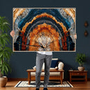 Abstract Wood Grain Canvas Print, Tree Ring Pattern Wall by MyGreatCanvas | Canvas Wall Art Prints | Photo Prints & Wall Decor